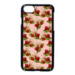 vintage strawberries Apple iPhone 8 Seamless Case (Black)