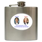 obama biden 2008 Hip Flask (6 oz)