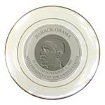 president obama Porcelain Plate