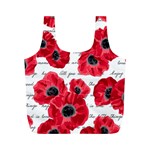 love poppies Full Print Recycle Bag (M)