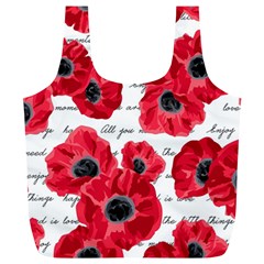 love poppies Full Print Recycle Bag (XL) from ArtsNow.com Back