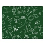 back to school doodles Double Sided Flano Blanket (Large)