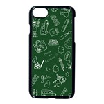 back to school doodles Apple iPhone 8 Seamless Case (Black)