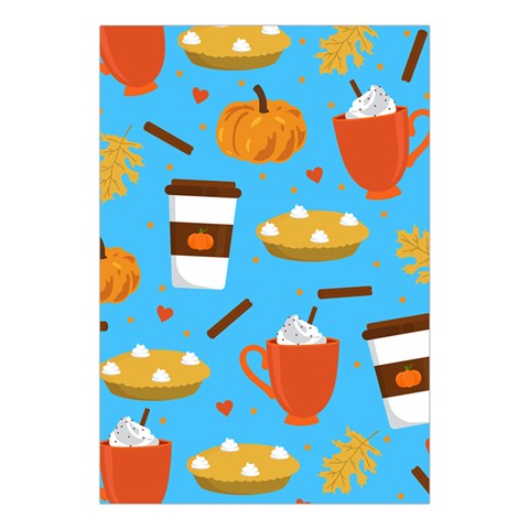 Pumpkin Spice Love Large Tapestry from ArtsNow.com Front