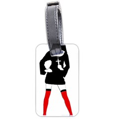 sexy nun halloween costume  Luggage Tag (two sides) from ArtsNow.com Front