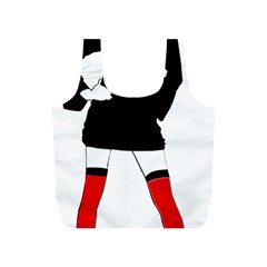 sexy nun halloween costume  Full Print Recycle Bag (S) from ArtsNow.com Back