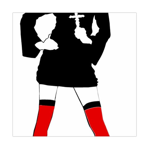 sexy nun halloween costume  Square Tapestry (Large) from ArtsNow.com Front