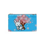 floral bunnies Cosmetic Bag (Small)