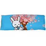 floral bunnies Body Pillow Case (Dakimakura)