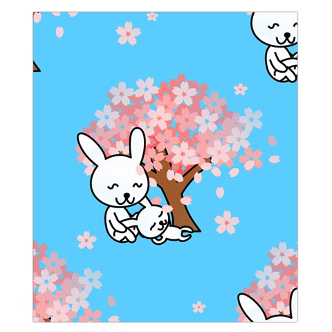 floral bunnies Duvet Cover (California King Size) from ArtsNow.com Duvet Quilt