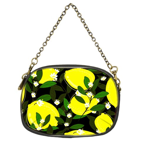 black lemons Chain Purse (One Side) from ArtsNow.com Front
