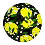 black lemons Ornament (Round Filigree)