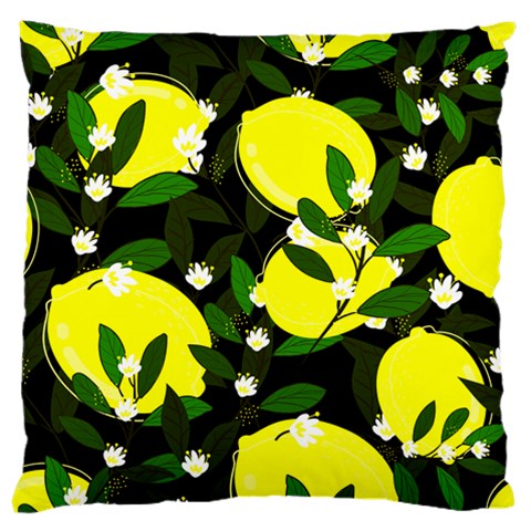 black lemons Standard Flano Cushion Case (One Side) from ArtsNow.com Front