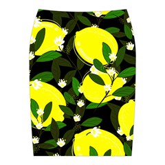 black lemons Midi Wrap Pencil Skirt from ArtsNow.com Back