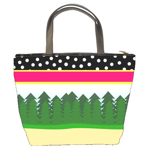 A Merry Chase Bucket Bag from ArtsNow.com Back