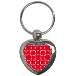 canadian maple leaves  Key Chain (Heart)