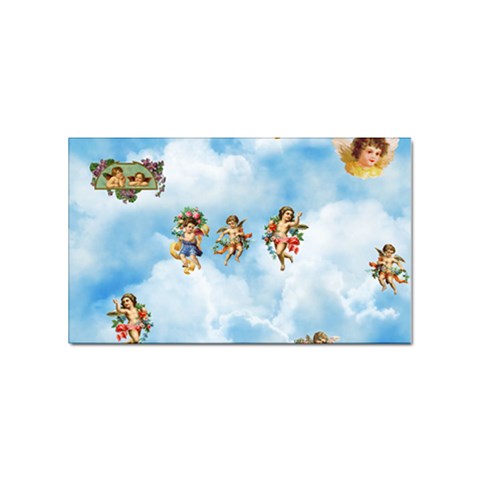 clouds angel cherubs  Sticker Rectangular (100 pack) from ArtsNow.com Front