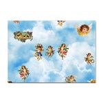 clouds angel cherubs  Sticker A4 (10 pack)