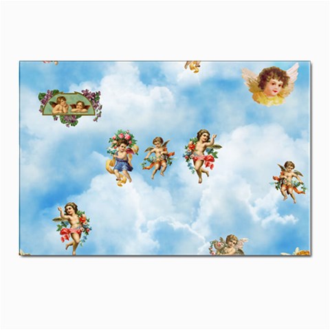 clouds angel cherubs  Postcard 4 x 6  (Pkg of 10) from ArtsNow.com Front
