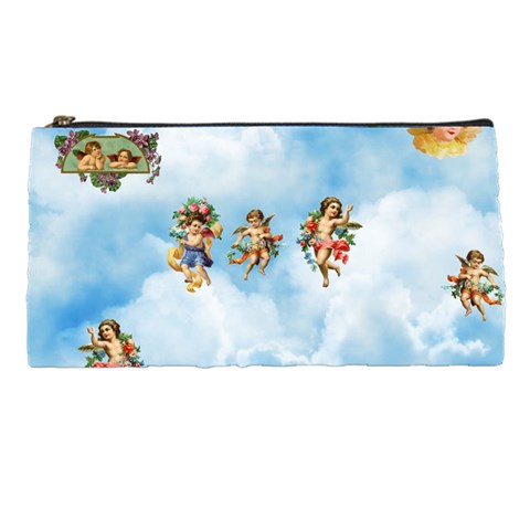 clouds angel cherubs  Pencil Case from ArtsNow.com Front