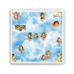 clouds angel cherubs  Memory Card Reader (Square)