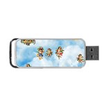 clouds angel cherubs  Portable USB Flash (One Side)
