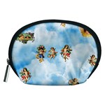 clouds angel cherubs  Accessory Pouch (Medium)