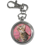 Adorable Kitten Key Chain Watch