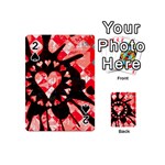 Love Heart Splatter Playing Cards 54 Designs (Mini)