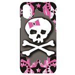 Pink Bow Skull iPhone X/XS Black UV Print Case
