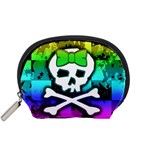 Rainbow Skull Accessory Pouch (Small)