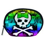 Rainbow Skull Accessory Pouch (Medium)