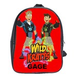 Wild Kratts 100% Genuine Leather Backpack School Bag (XL) Clone
