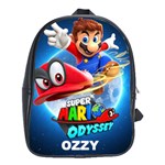 Super Mario Odyssey 100% Genuine Leather Backpack School Bag (XL) Clone