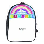 The Amazing World of Gumball 100% Genuine Leather Backpack School Bag (XL)
