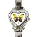 Butterfly M2 Heart Italian Charm Watch