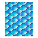 Mermaid Tail Blue Shower Curtain 60  x 72  (Medium)
