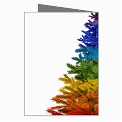rainbow christmas tree Greeting Card from ArtsNow.com Right