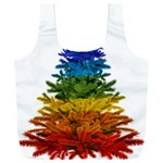 rainbow christmas tree Full Print Recycle Bag (XXXL)
