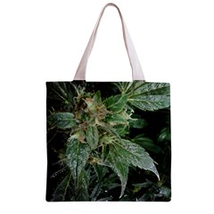 Weed Plants d Zipper Grocery Tote Bag from ArtsNow.com Front