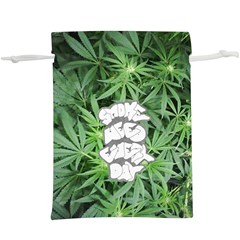 Smoke Weed Every Day  Lightweight Drawstring Pouch (XL) from ArtsNow.com Back