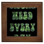 Smoke Weed Every Day c Framed Tile