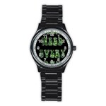 Smoke Weed Every Day c Stainless Steel Round Watch