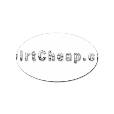2 dirtcheap index Sticker (Oval) from ArtsNow.com Front