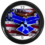 Air Force 4_WP Wall Clock (Black)