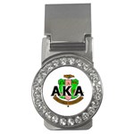 Sorority Alpha Kappa AlphaCrst100 Money Clip (CZ)