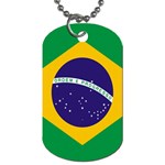 Flag_of_Brazil Dog Tag (Two Sides)