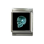 skull graphic Italian Charm (13mm)