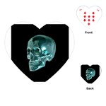 skull graphic Playing Cards (Heart)