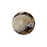 Hedgehog in Leaves Golf Ball Marker